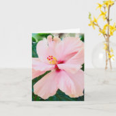 Roze Sympathie Kaart (Gele Bloem)