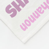 Roze T Rex Dinosaurus Fleece Deken (Hoek)