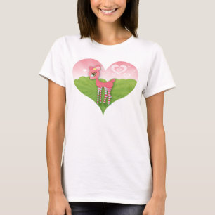 Roze T-shirt Deerie Heart
