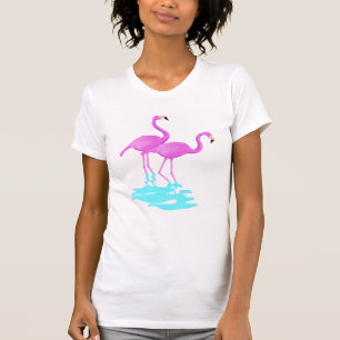 Roze T-shirt Flamingo