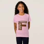 Roze T-shirt jersey CHOCOLADE FLORIDA SPORT (Voorkant volledig)