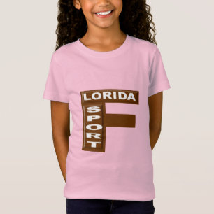 Roze T-shirt jersey CHOCOLADE FLORIDA SPORT