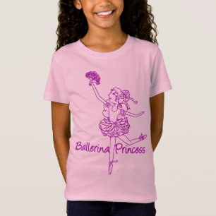 Roze t-shirt van Ballerina Princess