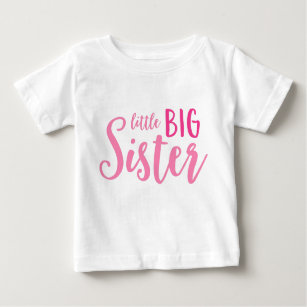 Roze T-shirt van kleine zusje Toddler Ruffle