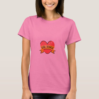 Roze T-shirt voor meisjes met Heart Logo - Soft & 