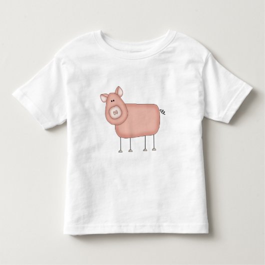 Roze T-shirts, roze roodrokken Kinder Shirts (Voorkant)