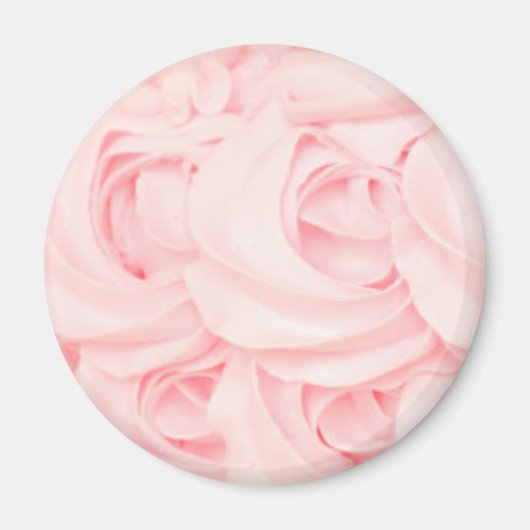 Roze taart frosting magneet (Voorkant)