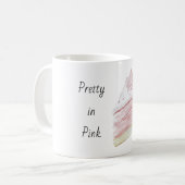 Roze Taart Koffiemok (Voorkant links)