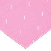 Roze tablet met hart - aangepaste kleuren tafelkleed (Gekanteld)
