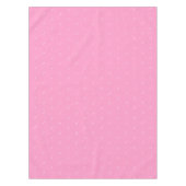 Roze tablet met hart - aangepaste kleuren tafelkleed (Voorkant)