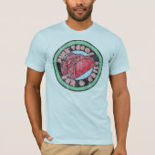 Roze Taco Bar en Grill T-shirt (Voorkant)