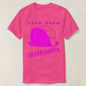Roze Taco Connoisseur Novelty voor mannen en vrouw T-shirt (Design voorkant)