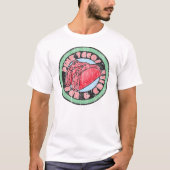 roze taco t-shirt (Voorkant)