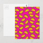 roze tacos briefkaart (Voorkant / Achterkant)