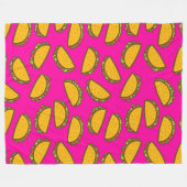 roze tacos deken (Voorkant (Horizontaal))