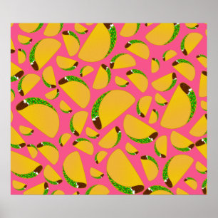 Roze tacos poster