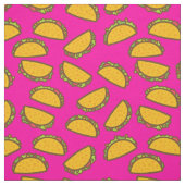 Roze tacos stof (Swatch)