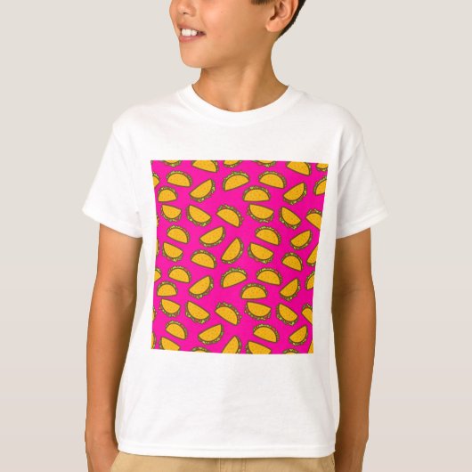 roze tacos t-shirt (Voorkant)