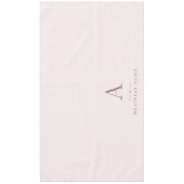 Roze Tafelbanner voor Zakelijk Gebruik Tafelkleed (Voorkant)