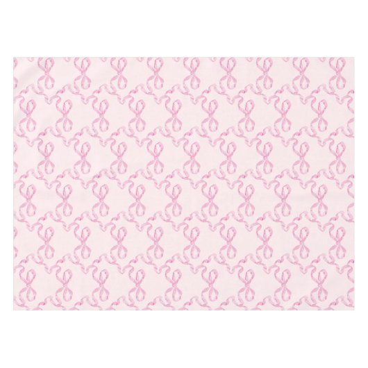 Roze tafelkledij tafelkleed (Voorkant (Horizontaal))