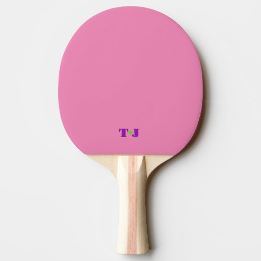 Roze Tafeltennisbatje (Achterkant)