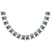  Roze Tailed Verjaardag Zeemeermin in Oceaan Vlaggetjes (Alle)