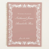 Roze Talavera Tegel Spaans Fiesta Floral Wedding Planner (Voorkant)