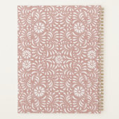 Roze Talavera Tegel Spaans Fiesta Floral Wedding Planner (Achterkant)