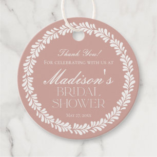 Roze Talavera Tegel Spaans Fiesta Vrijgezellenfees Bedankjes Labels