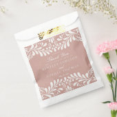 Roze Talavera-tegel Spaanse feestelijke huwelijksd Bedankzakje (Gezegeld)