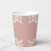 Roze Talavera-tegel Spaanse Fiesta Bruidsbrunch Papieren Bekers (Links)