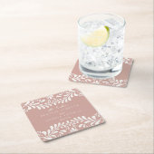 Roze Talavera Tegel Spaanse stijl Fiesta bruiloft Kartonnen Onderzetters (Insitu)