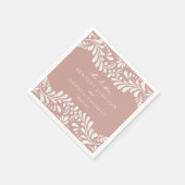 Roze Talavera Tegel Spaanse stijl Fiesta bruiloft Servet (Hoek)