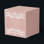 Roze Talavera-tegel Spaanse stijl Fiesta-huwelijk Bedankdoosjes<br><div class="desc">Iedereen houdt van een feestje! Deze verzameling is een verbluffende mix van elegantie en cultureel erfgoed, geïnspireerd door de traditionele Mexicaanse klei Talavera-tegelpatronen. De aardse, stoffige roze terracotta bloemenrand straalt verfijning en een vleugje feestelijke charme uit, waardoor het perfect is voor uw Spaanse of Mexicaans geïnspireerde viering. Of u nu...</div>