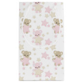 ROZE & TAN TEDDYBEREN EN STERREN KLEIN CADEAUZAKJE (Achterkant)