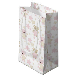 ROZE & TAN TEDDYBEREN EN STERREN KLEIN CADEAUZAKJE