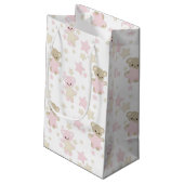 ROZE & TAN TEDDYBEREN EN STERREN KLEIN CADEAUZAKJE (Achterkant Gekanteld)