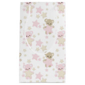 ROZE & TAN TEDDYBEREN EN STERREN KLEIN CADEAUZAKJE (Voorkant)