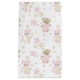 ROZE & TAN TEDDYBEREN EN STERREN KLEIN CADEAUZAKJE