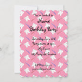 Roze tandbramen en tandprothesen kaart (Voorkant)