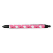 Roze tandbramen en tandprothesen zwarte inkt pen (Voorkant)