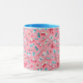 Roze tandheelkundig patroon mok (Midden)