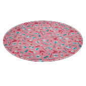 Roze tandheelkundig patroon snijplank (Hoek)