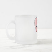 Roze tante Spoils me overhemden en cadeaus Matglas Koffiemok (Links)