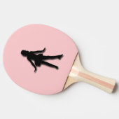 Roze Tapdanser Tafeltennisbatje (Zijkant)