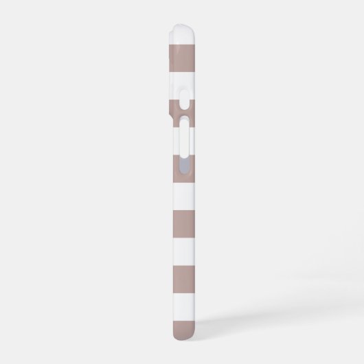 Roze tape & witte streep, speciaal gepersonaliseer iPhone 16 hoesje (Linkerkant)