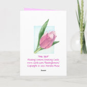 Roze tapekaart kaart (Achterkant)