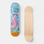 Roze tapijtschelp skateboard (Voorkant)