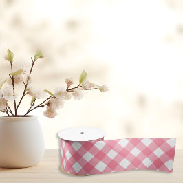 Roze Tartaar plaid zomer Satijnen Lint