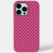 Roze tartan Case-Mate iPhone case (Achterkant)